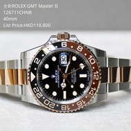 ❗全新現貨Rolex 126711CHNR GMT Master II 沙士圈