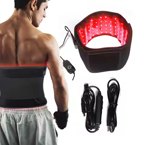 Infrared Red Light Therapy Belt For Body Pain Waist Relief Therapy Device With Timer For Muscle Shou