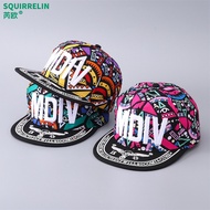 running cap cap lelaki Men Hip Hop Hat Flat Brim Hat Flat Brim Baseball Cap Men's Summer Summer New 