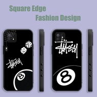 Casing For Samsung Galaxy S25 S25 ULTRA A16 A36 Stussy Number 8 Billiards Black TFZ16 Phone Case Squ