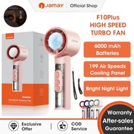 Jamay portable high-speed fan semiconductor turbine handheld air conditioner mini fan night light LE