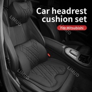 Car Backrest Waist Cushion For Mitsubishi Motors Eclipse Cross Outlander Airtrek ASX Shogun Montero 