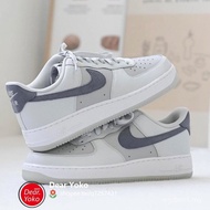 Preferential N & K Air Force 1 Low '07 LV8 Soot Gray AF1 Suede Stitching FJ4170-001 E6BN CMNY