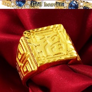 Original Cincin Belah Rotan CBR Emas 916 Tulen for man The meaning of many children and many blessin