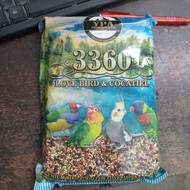 Ypa premium Gold 3360 Love Bird & Coctatiel food 600G