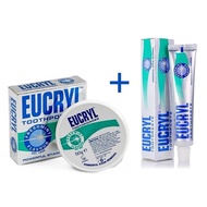 Combo Tooth Whitening Powder 50g + EUCRYL Tooth Paste Freshmint 62g