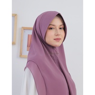 Amnion Hijab | Khimar Syari Azalia | INSTANT Hijab | Premium 2-layer babydoll Ceruty | Cool soft flo