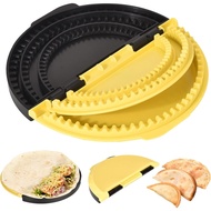 3-in-1 Tortilla Sealer and Quesadilla Maker for 10"+8"+6" Wraps | Adjustable & Detachable Crimper fo