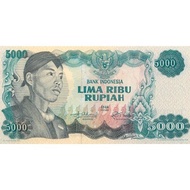 MNO (0_0) Uang Sudirman 10000 dan 5000 semi polymer souvenir replika