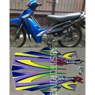 SHOGUN R STRIPING 2002 2003 STANDARD ORIGINAL STICKER SUZUKI