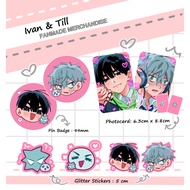 ALIEN STAGE IVTI IVAN & TILL | Badge | Photocard | Stickers