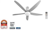 PANASONIC LED 5-Blade Ceiling Fan (60", Silver) | 60吋低樓底天花吊扇LED燈 #CF2.0 (5星超慳電)
