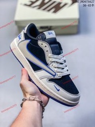 Nike Air Jordan 1 x Travis Scott AJ1倒勾 喬一倒鉤  耐克 低幫文化籃球鞋  Size_36-45