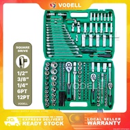 216pcs Heavy Duty Combination Socket Wrench Set Ratchet Spanner Tools Set Box Set Power Tool Car Mot