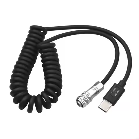 Efficient USB C Power Delivery Cable for BMPCC 4K 6K For Blackmagic Pocket Cameras Power Charging Wi