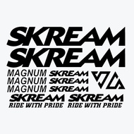 SKREAM Cutting sticker Fixie/sticker fixie Bike Skream sticker cutting