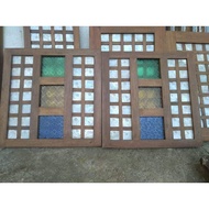 65x66cm Capiz-Glass Awning Window