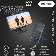 HP Robot Phone holder Mobile Phone holder Mobile Phone Smarthphone Tab Device Folding Stand Adjustable Universal