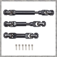 (E M K O) 3Pcs Metal Drive Shaft CVD Driveshaft for  TRX6 -6 G63 6X6 1/10 RC Crawler Car Upgrade Par