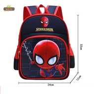 QIUJU Children School Backpack, Spiderman Elsa  Captain America Student Bag, Lightweight Large Capacity School Accessory Shoulder Rucksack School