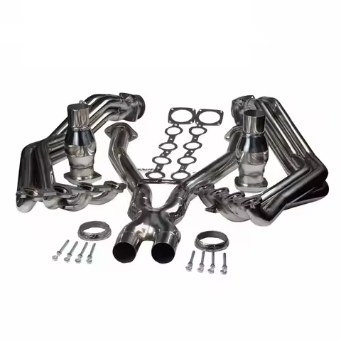 Stainless Steel Long Tube Racing Exhaust Manifold For Chevrolet Corvette 5.7L V8 Z06 LS1 / LS6 (C5 )