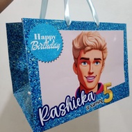 COCOMELON BARBIE KEN PAPERBAG BENTO BIRTHDAY SNACK BAG