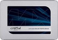 Crucial MX500 4TB 3D NAND SATA 2.5 Inch Internal SSD, up to 560MB/s - CT4000MX500SSD1,‎Blue/Gray, Black