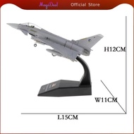 MagiDeal 1:100 Scale Aircraft Model Collection EF2000 Fighter Miniature Plane Toy