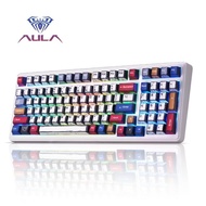 AULA F99 Wireless Mechanical Keyboard, Hot Swappable Custom Keyboard,Pre-lubed Linear Switches,Gaske