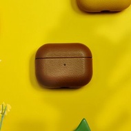AirPods 4/3/Pro/Pro2 羊皮 耳機保護殼 Chocolate 巧克力色 客製