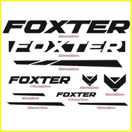 ♞,♘,♙FOXTER Bike Carbon Fiber Vinyl Sticker Decal for Mountain Bike Stickers and Road Cycling Decal