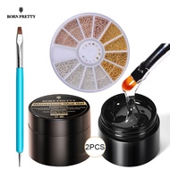 BORN PRETTY  5ml Gel Polish Set Nail Art Rhinestone Glue Gel Jewelry Diamond Decoration With Dual-Us