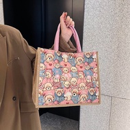 Túi cói Gấu bear lotso size lớn 35 x 30 x 13cm