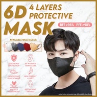 Duckbill 3D Disposable 4 Ply 6D Face Mask Premium Design Mask KOL Mask Duckbill Mask 3D Mask 10pcs M