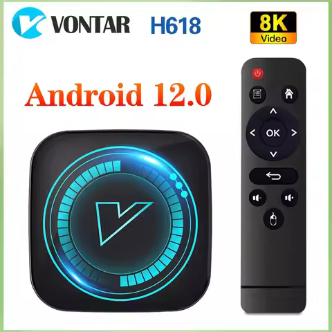 VONTAR H618 Android 12 TV Box Allwinner H618 Quad Core Cortex A53 Support 8K Video 4K HDR10+ BT4.0 D