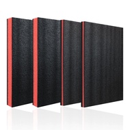 [themremain]-Tool Box Foam 4Pcs 18 X12 X2 Inch& 18 X 12 X 1 Inch ShadowFoa M Inserts for Cases Polye