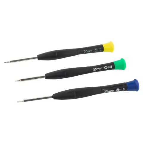 8 Pcs Precision Torx Cross Screwdriver Set Hand Screwdriver T3 T4 T5 PH000 SL1.5 Head For Watch Cloc