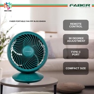 Faber FPF BLISS 8540GN Portable Fan Remote Control 90 Degree Adjustment Compact Size FPF8540GN Kipas
