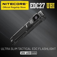 Outdoor Camping NITECORE EDC27 UHi Utra Slim   EDC Flashight USB-C Rechargeable Troch Light 3100 Lum