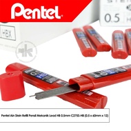 Pentel Ain Stein Refill Mechanical Pencil HB 0.5mm C275S-HB (0.5 x 60mm x 12)