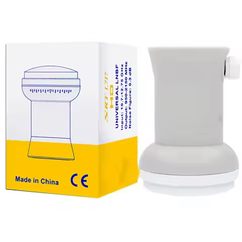 Hot Universal Digtal KU-BAND Single LNB 4K HD Satellite TV Receiver L9.75/10.6 KU Lnb 1 Output LNBF 