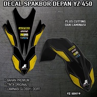 Decal Spakbor Depan YZ 450