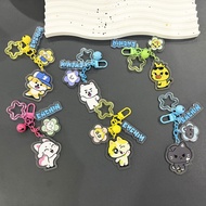 Kpop Idol ENH Cartoon Doll Acrylic Keychain Pendant Doll Bag Pendant JUNGWON JAY JAKE SUNGHOON Fans 
