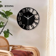 [Htong] Acrylic Wall Clock Minimalist Quiet Decorative Clock for Kitchen Home Office