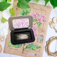 PYXIS Needle Cushion, Rectangle Pin Holder  Pin Box, Storage Case  Sewing Supplies Pin  Box Pin Need