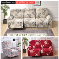 SG *1/2/3 SEATER Sofa Cover Recliner Sofa Cover Sofa Cover Protector Massage armchair Cover Cushion Cover Chair cover