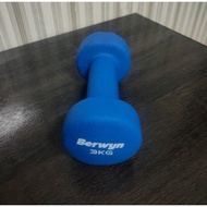 Neoprene DUMBELL 3KG VINYL DUMBELL Barbell 3KG