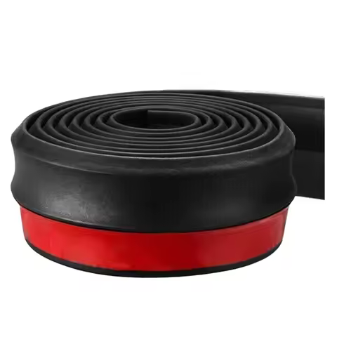 98" Car Universal Front Bumper Lip Valance Splitter Chin Spoiler Body Kit Protector Trim Rubber Foam