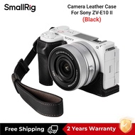 SmallRig Túi máy ảnh ZV-E10 II Vỏ da kèm dây đeo cổ tay cho Sony ZV-E10 II (Nâu/Đen) 4889 / 4777
