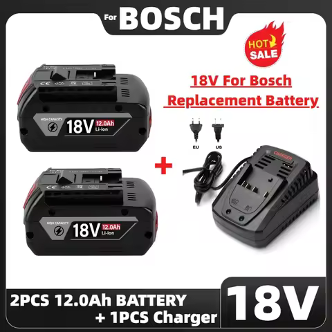 🔋original 18V 18V 8.0Ah/10.0Ah/12.0Ah batteries for Bosch Draadloze professional system GWS180 GDR21
